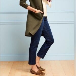 6 Talbots Heritage Ankle Side Zip Blue Denim Jeans